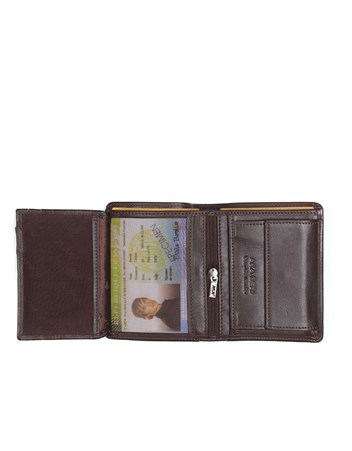 Aka Deri Kahverengi Erkek Cüzdanı 610 -3