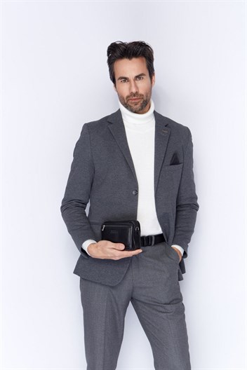 Aka Deri Siyah El Çantası 112 1