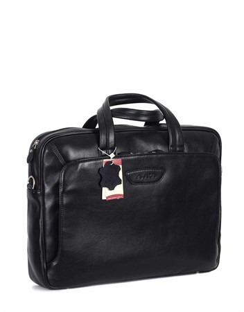 Aka Deri Siyah Laptop Evrak Çantası 246 1