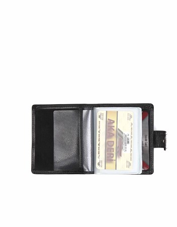 Aka Deri Siyah Kartlık Cüzdanı 018 1