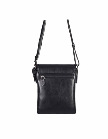 Aka Deri Siyah Omuzdan Askılı Çanta 322 1