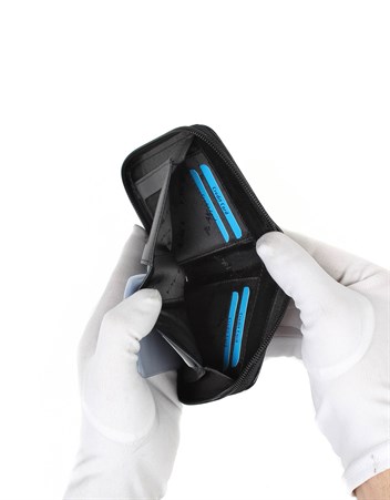 Aka Deri Siyah Erkek Cüzdanı 819 -1