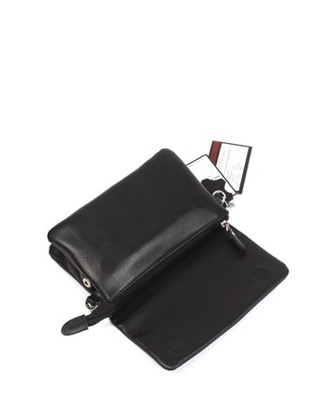 Aka Deri Siyah El ve Omuz Çantası 337 1