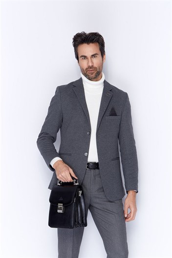 Aka Deri Siyah Portföy Çantası 301 1