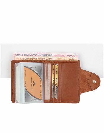 Aka Deri Taba Kartlık Cüzdanı 057 5
