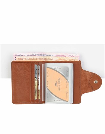 Aka Deri Taba Kartlık Cüzdanı 057 5