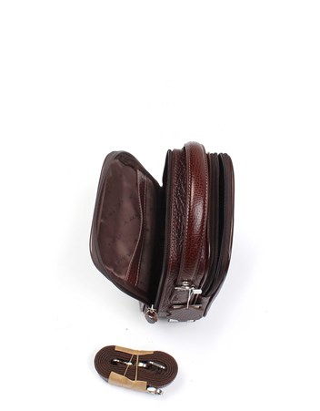 Aka Deri Kahverengi El ve Omuz Çantası 347 61