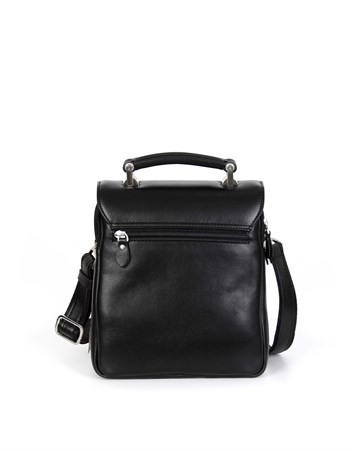 Aka Deri Siyah El ve Omuz Çantası 260 1