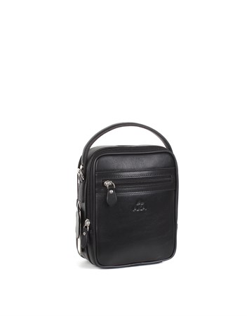 Aka Deri Siyah El ve Omuz Çantası 347 1