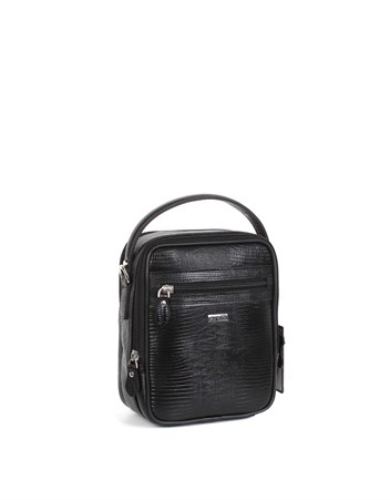 Aka Deri Siyah El ve Omuz Çantası 347 10