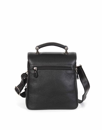 Aka Deri Siyah El ve Omuz Çantası 260 2