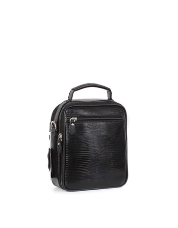 Aka Deri Siyah El ve Omuz Çantası 391 10