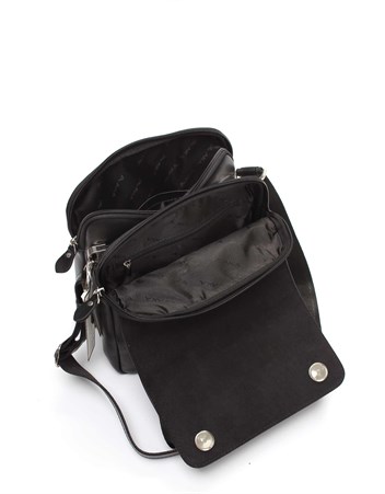 Aka Deri Siyah El ve Omuz Çantası 260 1