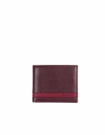 Aka Deri Bordo Erkek Cüzdanı 524 -70