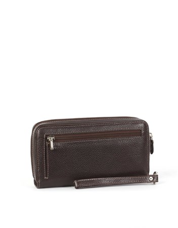 Aka Deri Kahverengi El Çantası 333 4