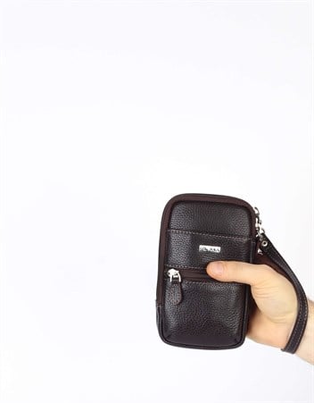 Aka Deri Kahverengi El ve Omuz Çantası 345 4