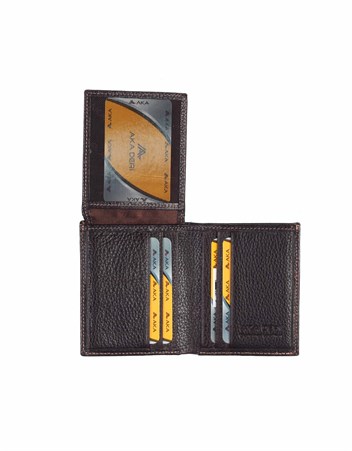 Aka Genuine Leather Mens Wallet 502 -4