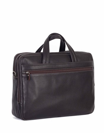 Aka Deri Kahverengi Laptop Evrak Çantası 245 4