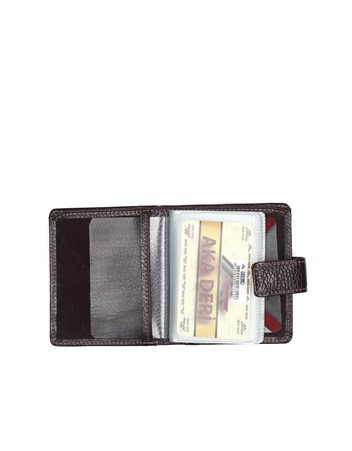 Aka Deri Kahverengi Kartlık Cüzdanı 018 4