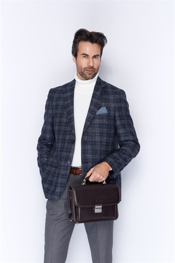 Aka Deri Kahve Portföy Çantası 166 4