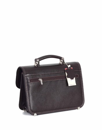 Aka Deri Kahve Portföy Çantası 166 4