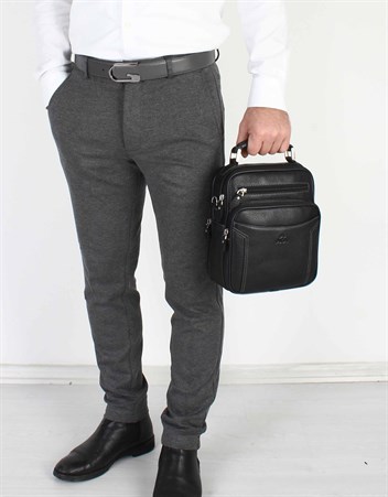 Aka Deri Kahve El ve Omuz Çantası 306 4