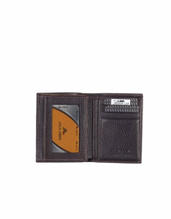 Aka Genuine Leather Mens Wallet 509 -4