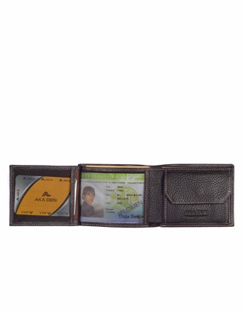 Aka Genuine Leather Mens Wallet 507 -4