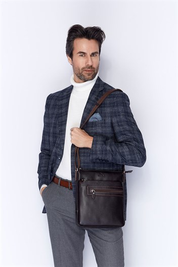 Genuine Leather Shoulder Bag 343 4