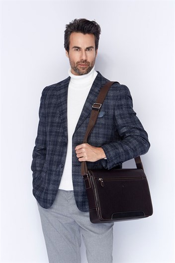 Genuine Leather Shoulder Bag 385 4