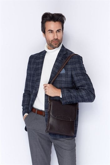 Genuine Leather Shoulder Bag 373 4