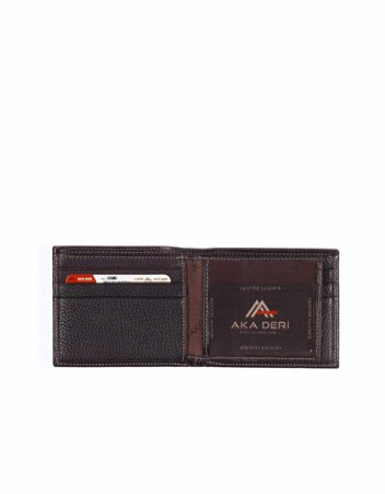 Aka Genuine Leather Mens Wallet 527 -4