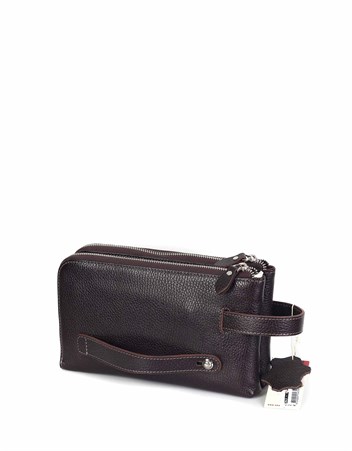 Aka Deri Kahverengi El Çantası 363 4