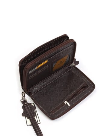 Aka Deri Kahverengi El Çantası 331 4