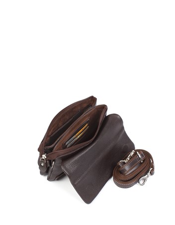 Aka Deri Kahverengi El ve Omuz Çantası 337 4