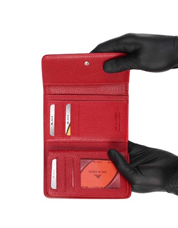 Aka Deri Kadın Cüzdanı 450 8