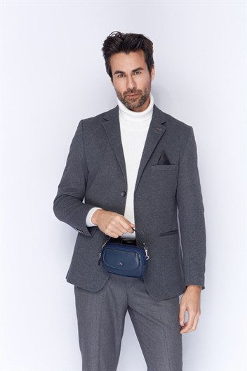 Aka Deri Siyah El Çantası 111 17