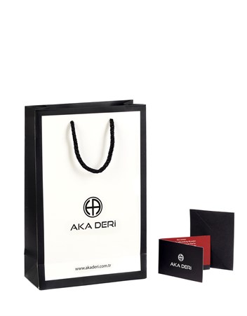 Aka Deri Lacivert El Çantası 850 17