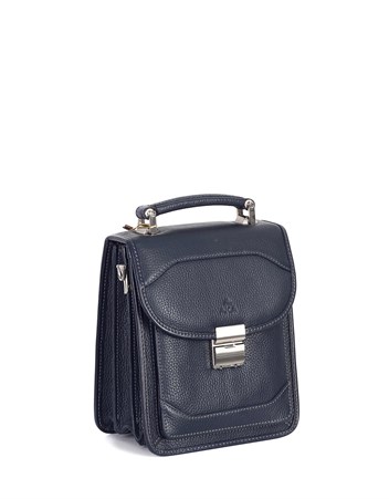 Aka Deri Lacivert Portföy Çantası 300 17