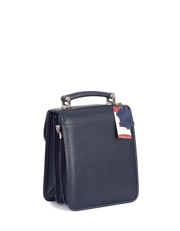 Aka Deri Lacivert Portföy Çantası 300 17