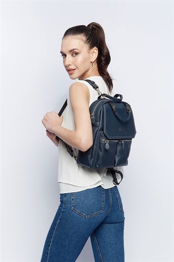 Genuine Leather Backpack Bags 902 17