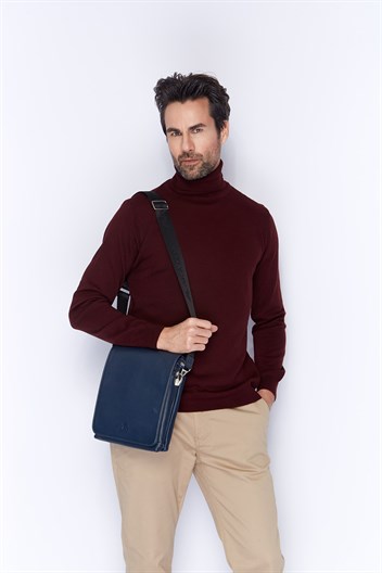 Genuine Leather Shoulder Bag 308 17