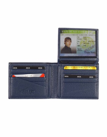 Aka Genuine Leather Mens Wallet 526 -17