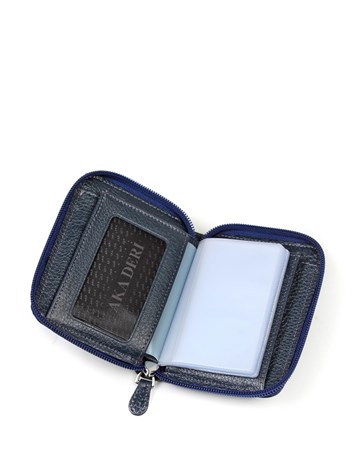 Aka Deri Lacivert Erkek Cüzdanı 819 -17