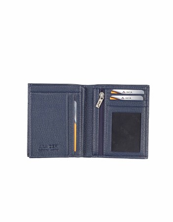 Aka Deri Lacivert Erkek Cüzdanı 733 -17