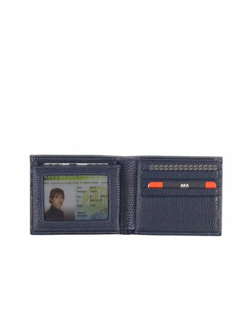 Aka Genuine Leather Mens Wallet 619 -17