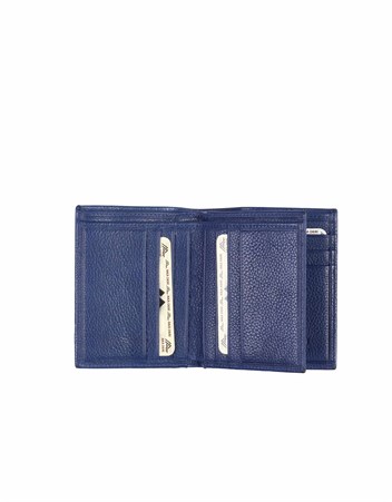 Aka Deri Mavi Erkek Cüzdanı 540 -69