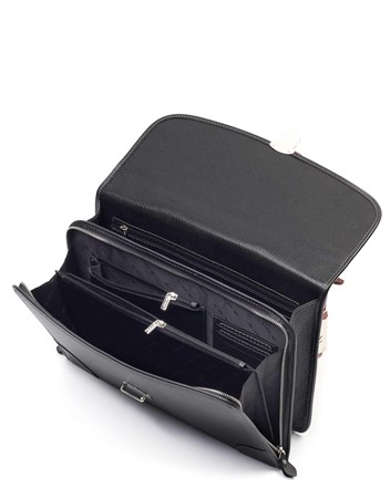 Aka Deri Siyah Evrak Çantası 255 2