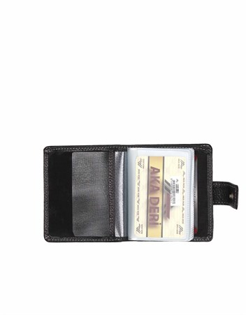 Aka Deri Siyah Kartlık Cüzdanı 018 2