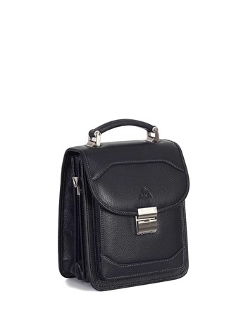 Aka Deri Siyah Portföy Çantası 300 2